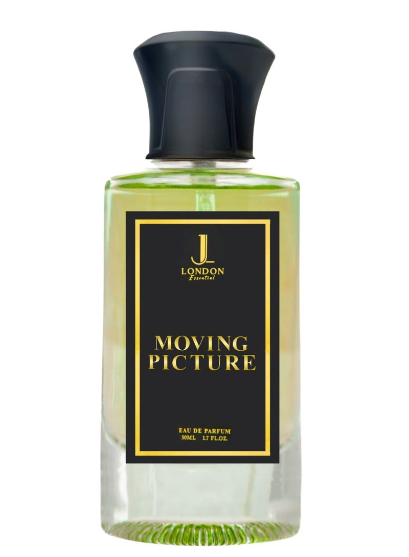 JAN LONDON ESSENTIAL - MOVING PICTURE EDP Perfume For Men And Women Long Lasting Unisex Fragrance Inspired Perfumes for Ladies & Gents 50ml