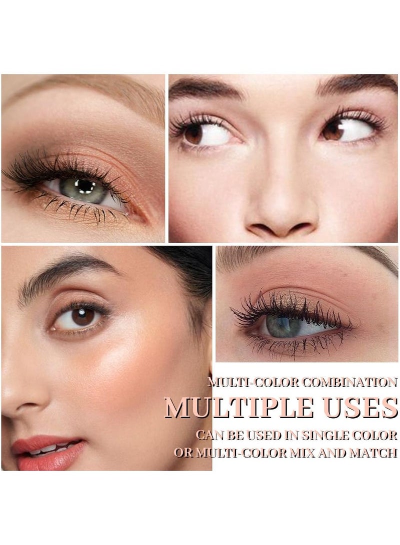 SYOSI 2 Pcs Concealer Contour Palette, 4 Colors Color Correcting Concealer, Long Lasting Foundation Palette for Dark Circles, Red Marks, Scars, Professional Full Coverage Concealer