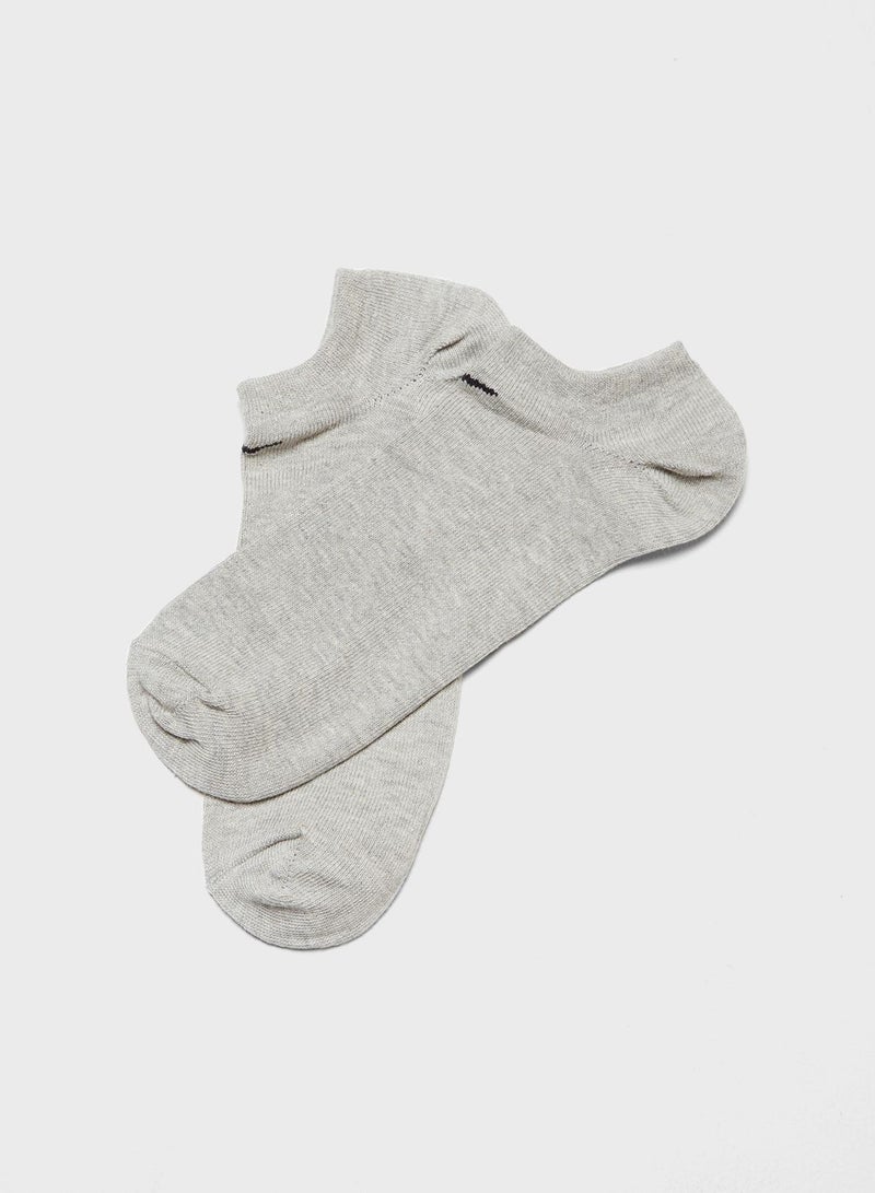 3 Pack Cushion No Show Socks