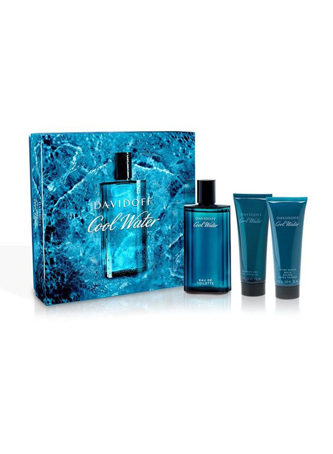 Cool Water Gift Set EDT (125), Shower Gel (75), After Shave Balm (75)ml