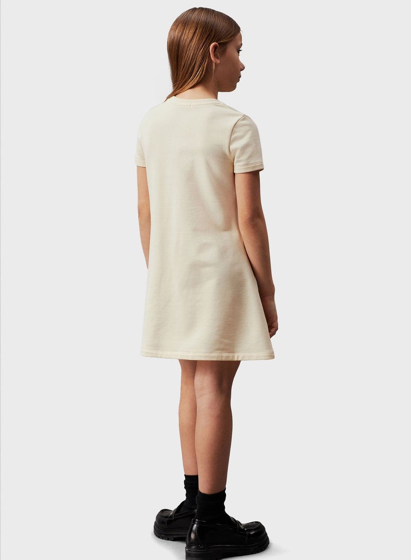 Youth Logo Terry Fit Midi Dress