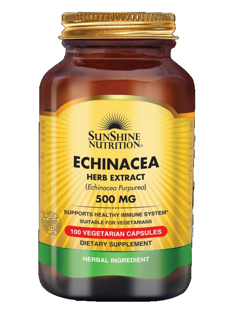 Nutrition Echinacea, 500 Mg 100 Capsules