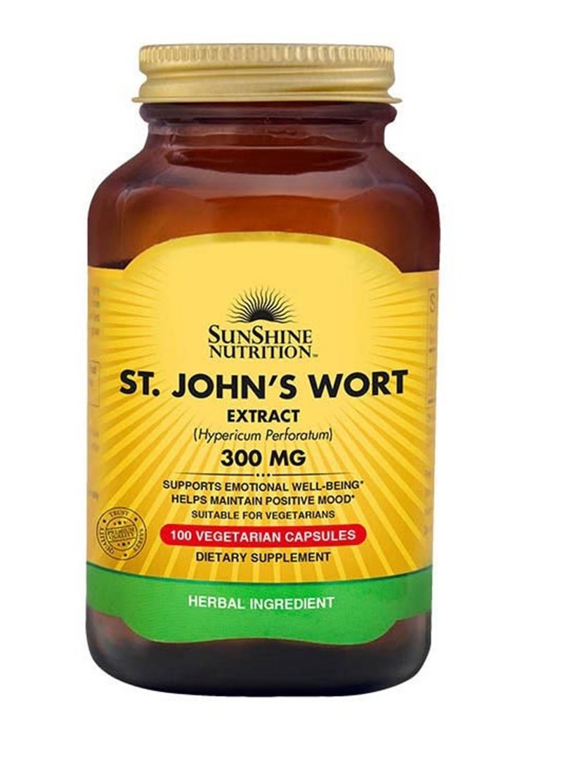 Nutrition St.John's Wort Extract, 300 Mg 100 Capsules