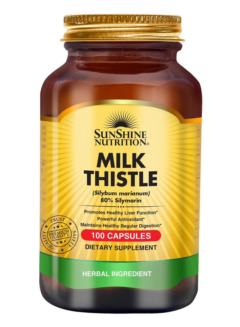 Nutrition Milk Thistle Capsules 100's