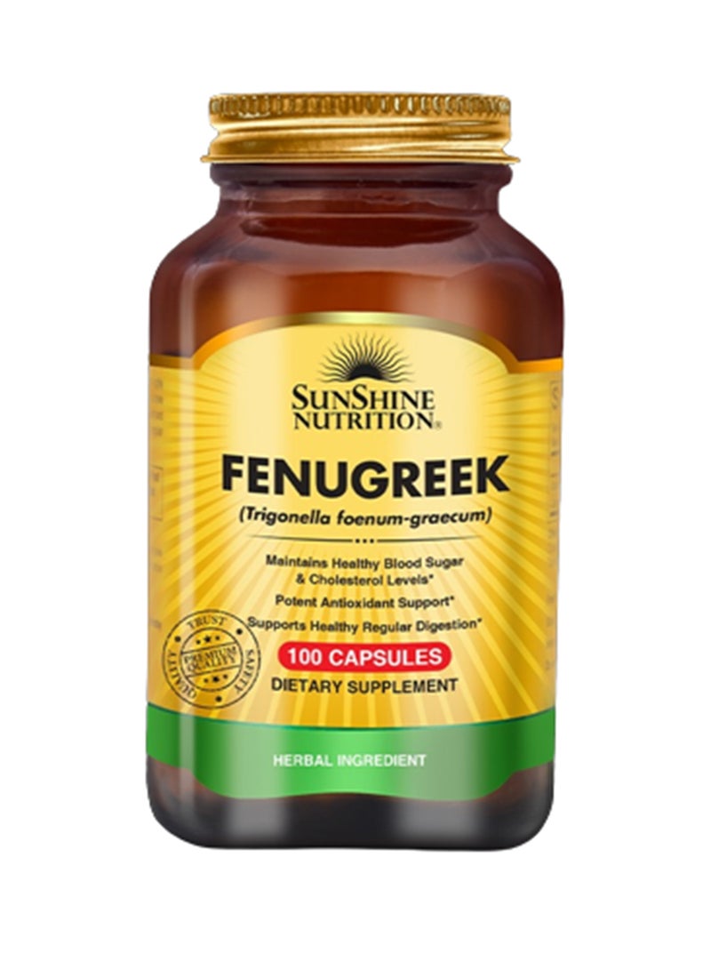 Nutrition Fenugreek 610Mg Capsules 100's