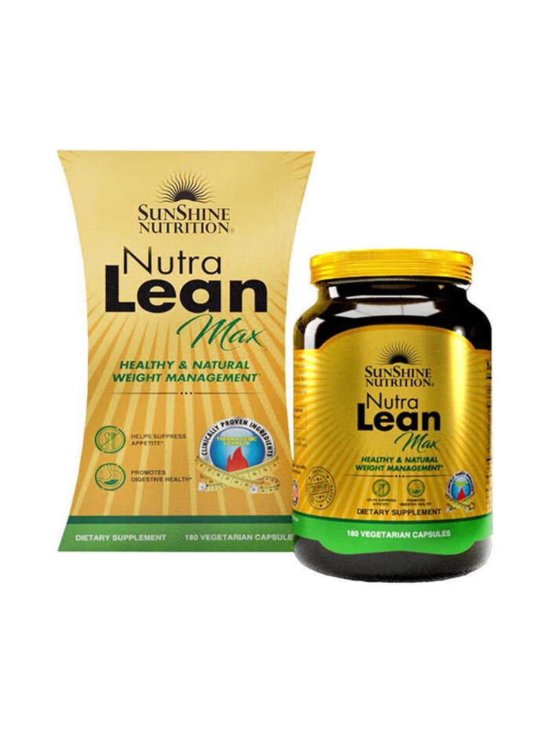 Nutra Lean Max Promote Healthy Digestion- 180 Capsules