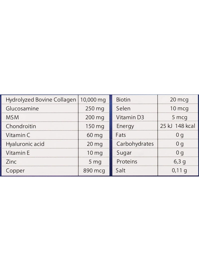Platinum Collagen Joint Shots Cherry Flavor Joint Care 10000 Mg Collagen 20 Shots 500Ml