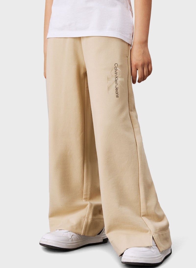 Kids Gradient Logo Trousers