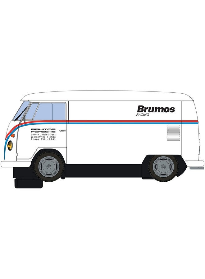 Volkswagen Panel Van T1B Brumos Racing 1:32 Slot Race Car C4086