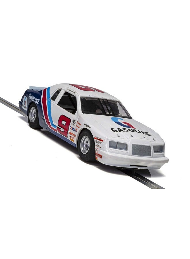 Ford Thunderbird Stock Car 1:32 Slot Race Car C4035 White Red & Blue