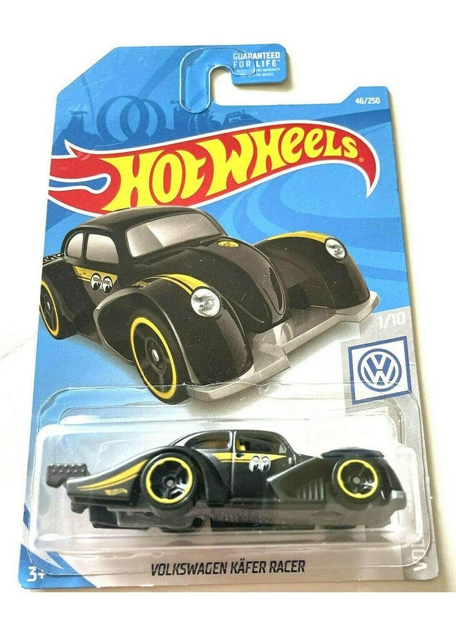 Diecast Hotwheels Volkswagen Kafer Racer 46/250 (Black And Yellow)