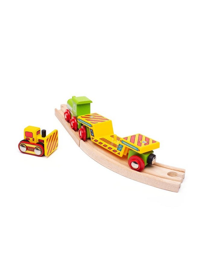 Wooden Bulldozer Low Loader Most Other Major Wooden Rail Brands Are Compatible