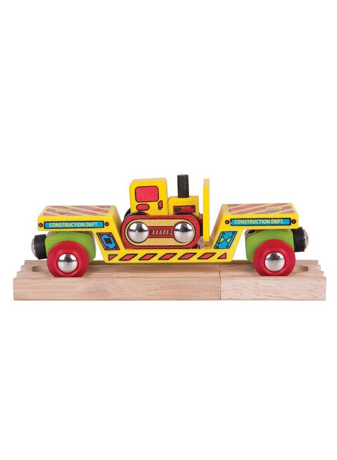 Wooden Bulldozer Low Loader Most Other Major Wooden Rail Brands Are Compatible