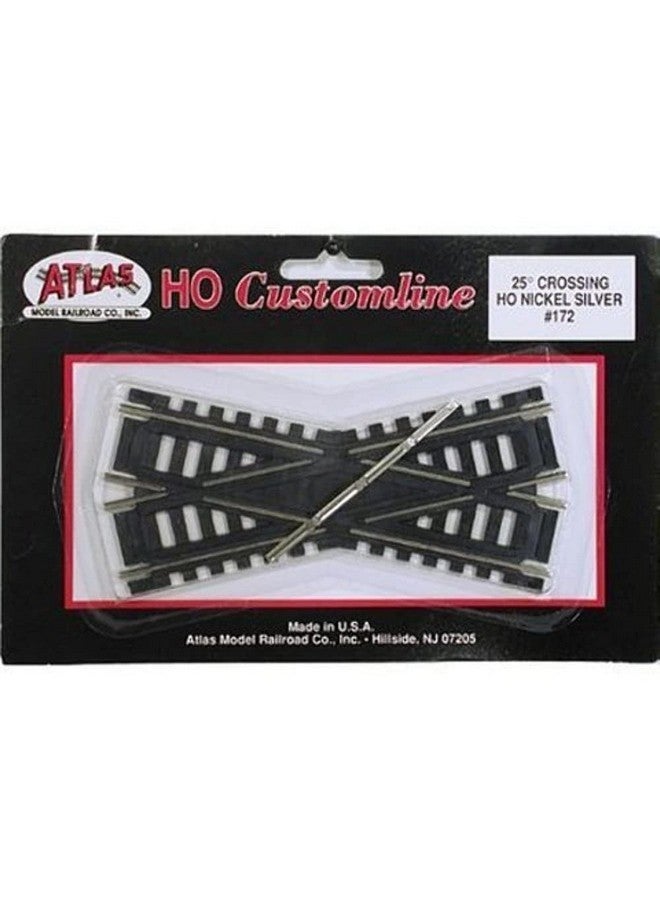 Code 100 Nickel Silver 25 Degree Customline Crossing Ho Scale Atlas Trains