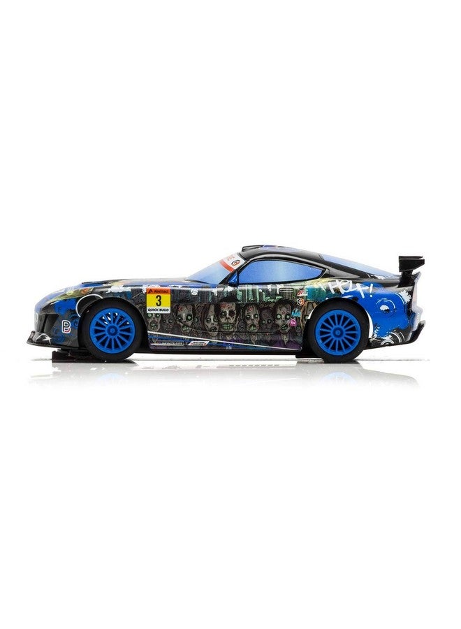 Team Gt Zombie 1:32 Slot Race Car C3959 Black & Blue