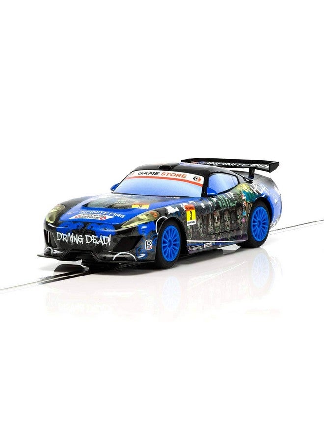 Team Gt Zombie 1:32 Slot Race Car C3959 Black & Blue