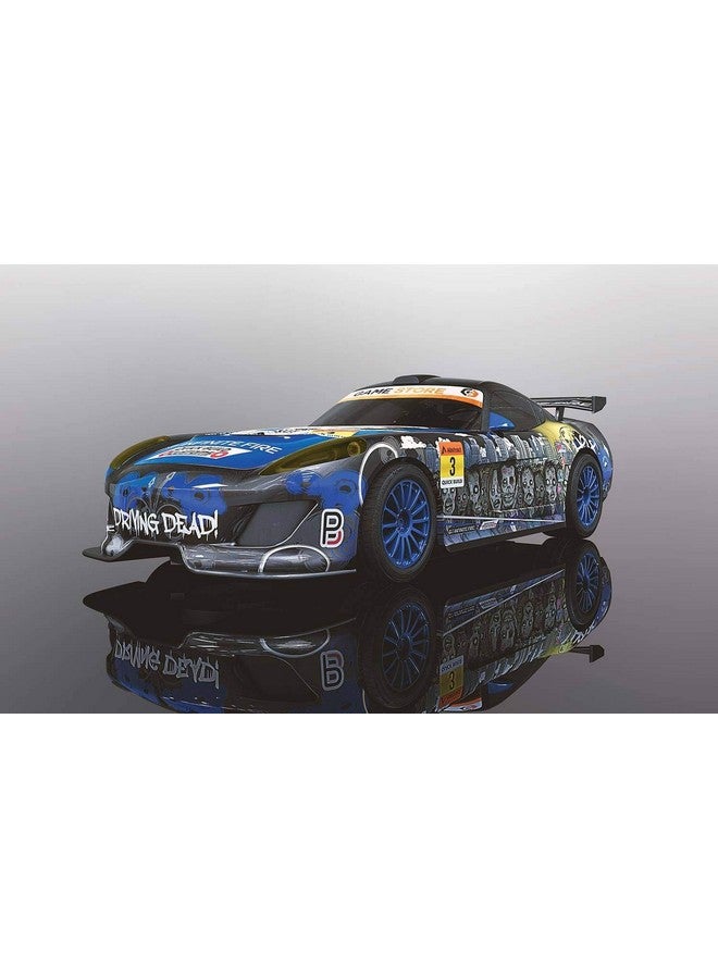 Team Gt Zombie 1:32 Slot Race Car C3959 Black & Blue