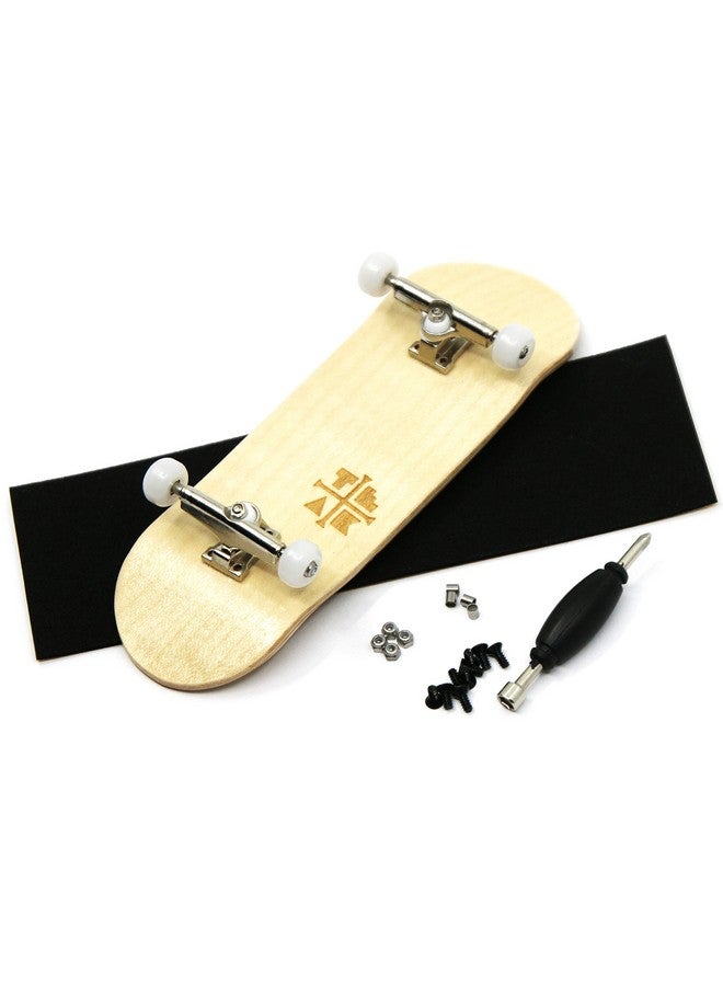 Prolific Complete Fingerboard With Upgraded Components Classic Edition Pro Board Shape And Size Bearing Wheels Trucks And Locknuts 32Mm X 97Mm Handmade Wooden Board