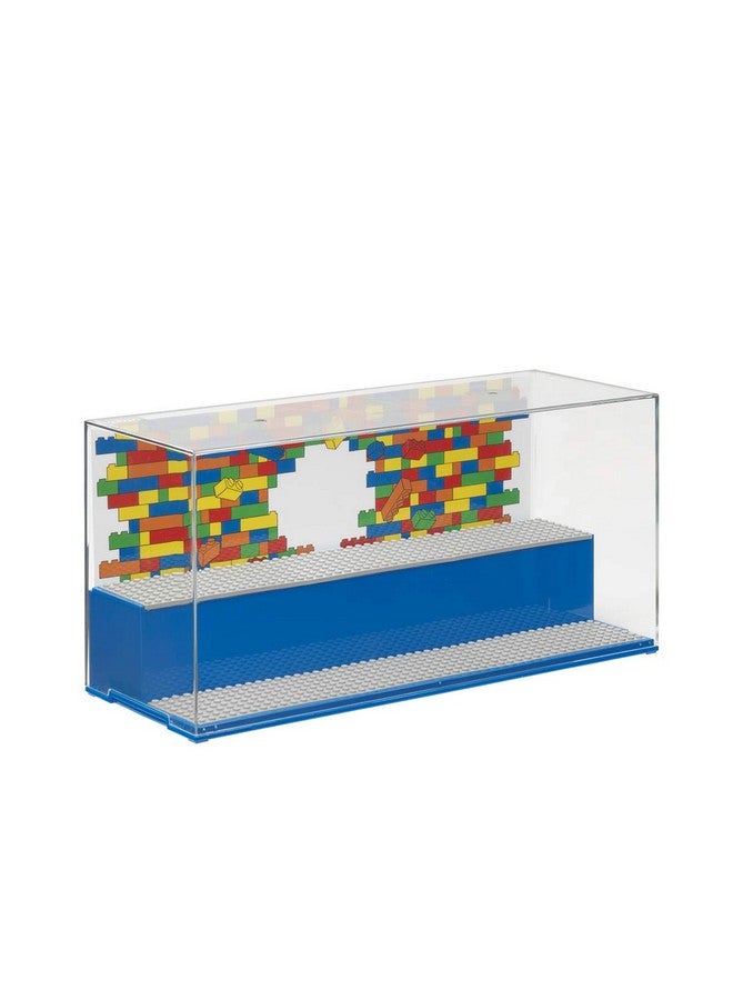 Lego Play And Display Case 2Tier Toy Storage Container Lego Iconic Blue