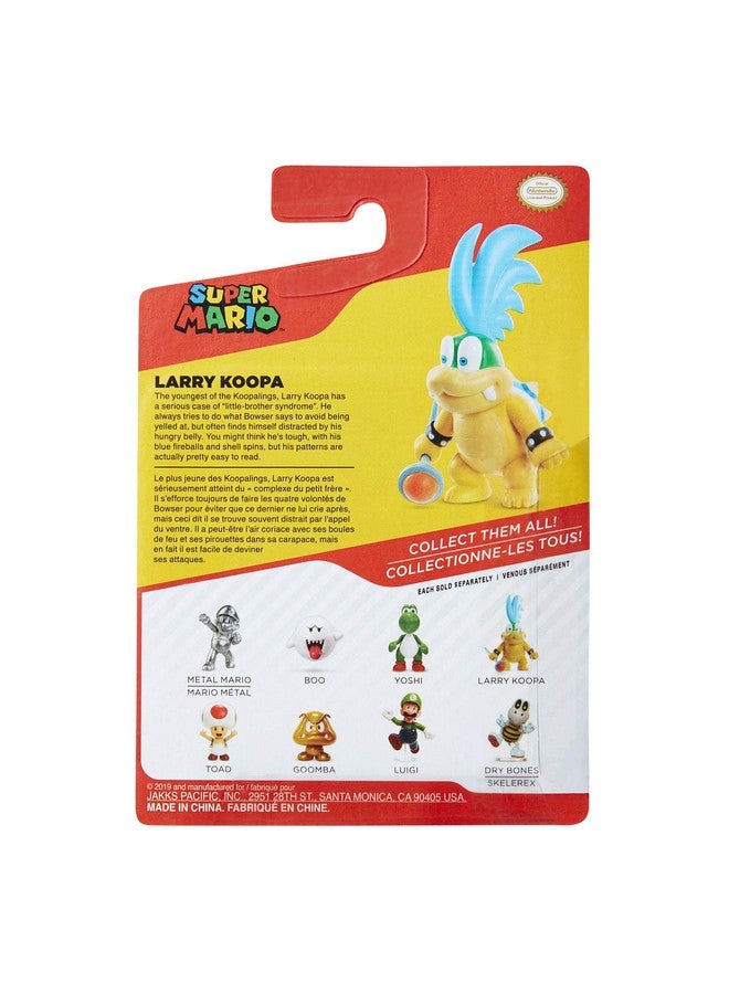 Action Figure 2.5 Inch Larry Koopa Collectible Toy