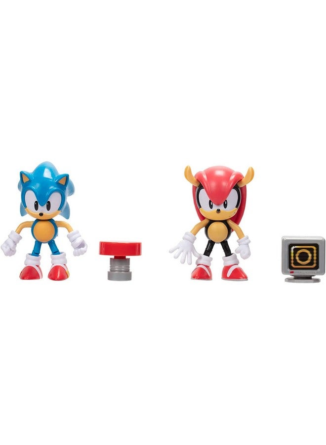 4 Action Figure 2 Pack Classic Sonic & Classic Mighty