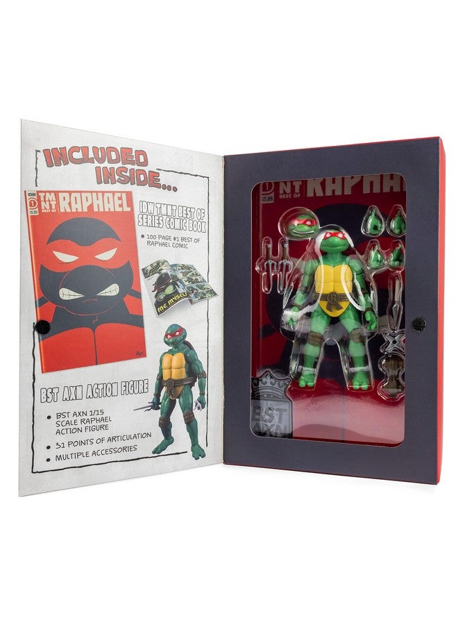 Teenage Mutant Ninja Turtles Best Of Raphael 100Page Comic Book & Raphael Bst Axn 5Inch Action Figure Set