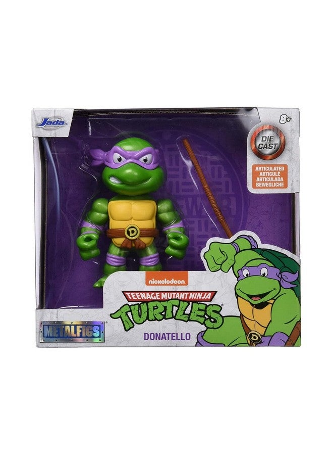 Teenage Mutant Ninja Turtles 4 Donatello Diecast Figure Toys For Kids And Adults Purple