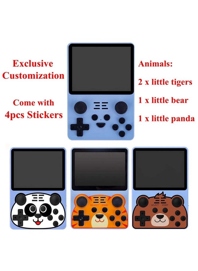 Rgb20S Handheld Retro Game Console 64G 15000 Games Blue