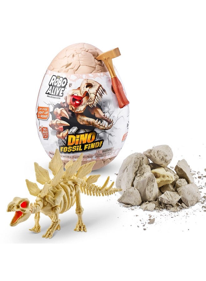 Dino Fossil Find Stegosaurus By Zuru Excavate Dinosaur Fossils Digging Kit Collectible Toy With Slime Multicolor Small