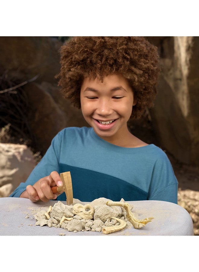 Dino Fossil Find Ankylosaurus By Zuru Excavate Dinosaur Fossils Digging Kit Collectible Toy With Slime Multicolor (7156E)
