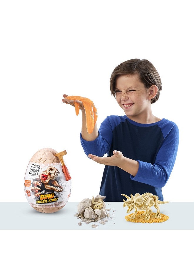 Dino Fossil Find Ankylosaurus By Zuru Excavate Dinosaur Fossils Digging Kit Collectible Toy With Slime Multicolor (7156E)