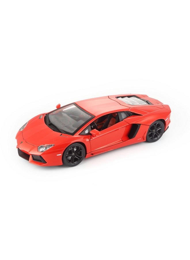 1811033Mtor Burago 1/18 Scale Diecast 1811033 Lamborghini Aventador Lp 7004 Orange Multicolor