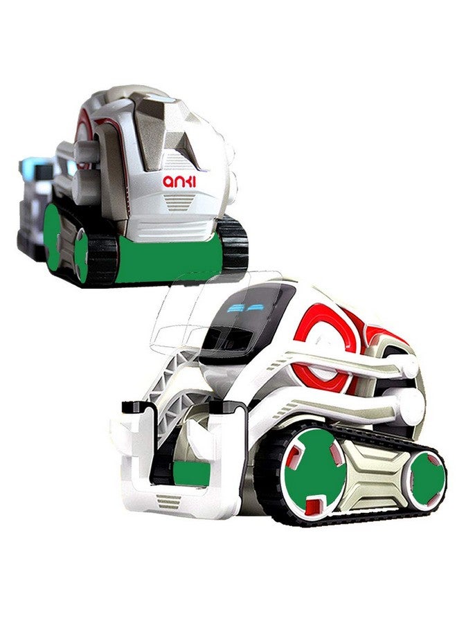 For Cozmo Robot Face Screen Guard Kit Excellent Protector From Unexpected Attacks Of Kids And Pets. Include Wheels & Bumpers Decoration Set (Green)