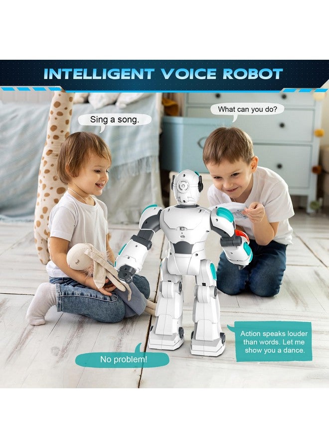 Remote Control Robot For Kids Extra Large 15.4 Programmable Rc Robot Toy With Sing Dance Gesture Sensing & Voice Control Smart Robot Rechargeable Robot For Toddler Boys Girls 3 4 5 6 8+