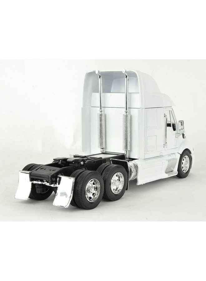 New Ray Toys New 1:32 Newray Truck & Trailer Collection Peterbilt 387 Trailer Semi Plain White Diecast Model