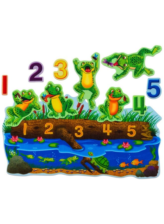 Five Speckled Frogs Precut Flannel/Felt Board Figures 11 Pieces Set