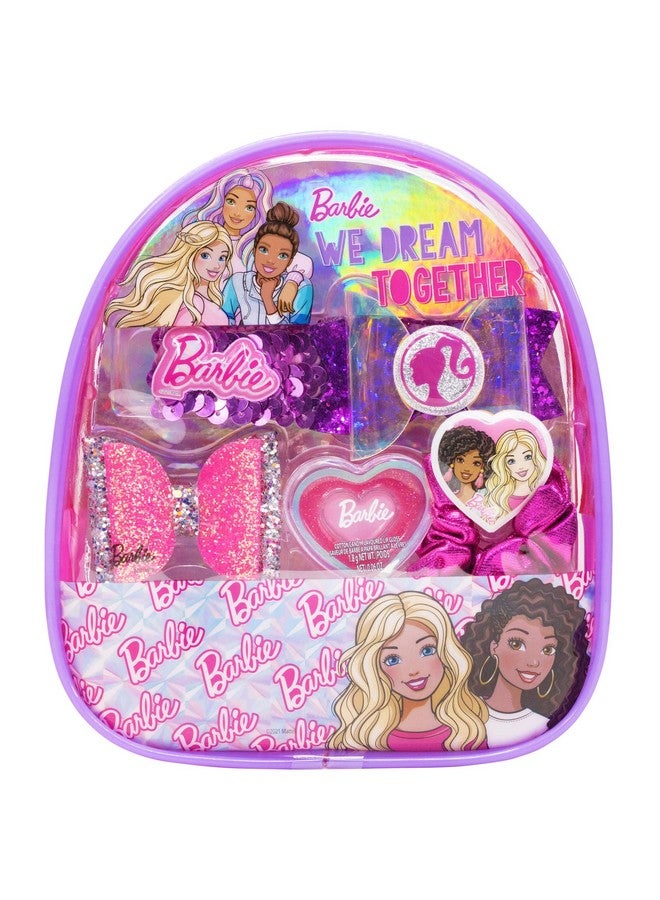 Nley Girl Backpack Cosmetic Makeup Gift Bag Set Includes Hair Accessories And Printed Pvc Backpack For Kids Girls Ages 3+ Perfect For Parties Sleepovers And Makeovers