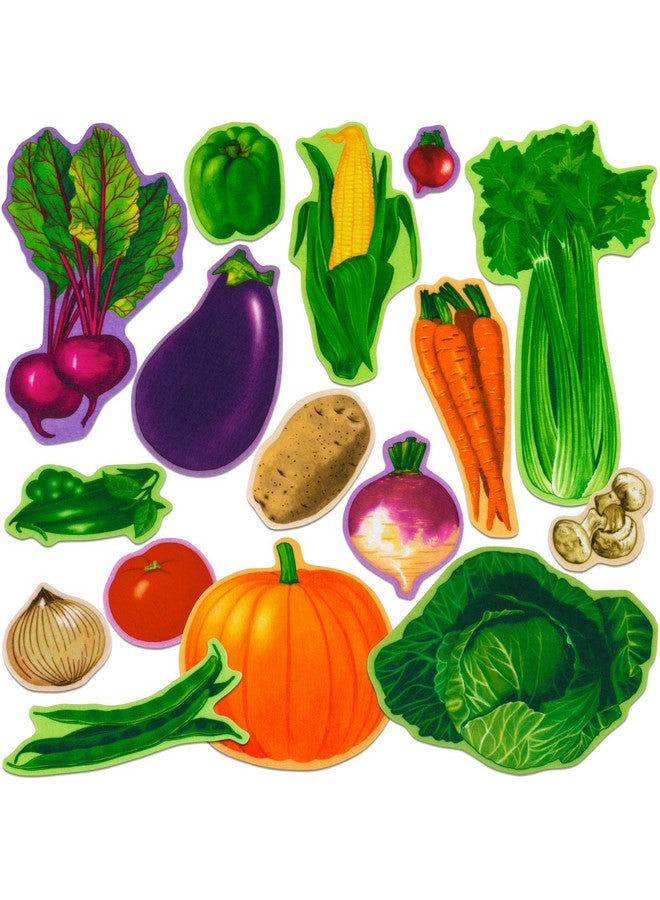 Vegetables Precut Flannel/Felt Board Figures 16 Pieces Set