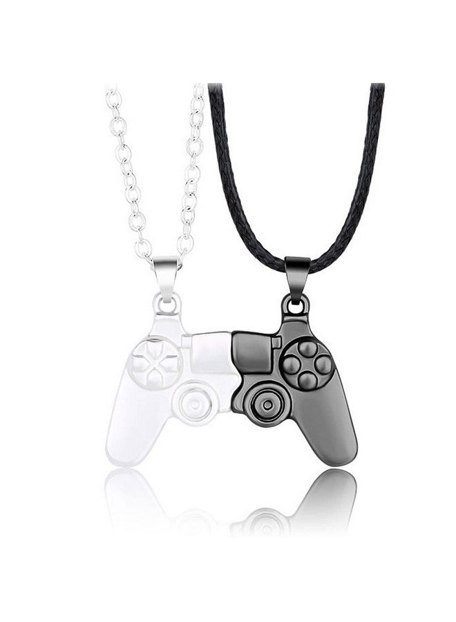Magnetic Couple Game Pad Pendant Necklace Game Controller Magnetic Necklaces Bff Couples Game Console Couple Necklace Magnetic Game Controller Necklaces A Pair Of Magnetite Necklaces