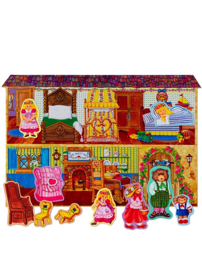 Goldilocks & The Three Bears Precut Flannel/Felt Board Figures 10 Pieces Set