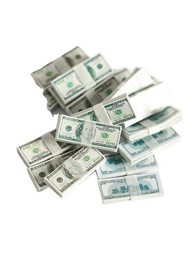 1:12 Dollhouse Miniature Scene Model Mini 150 Pieces Dollar Bills Set (Multicolored)