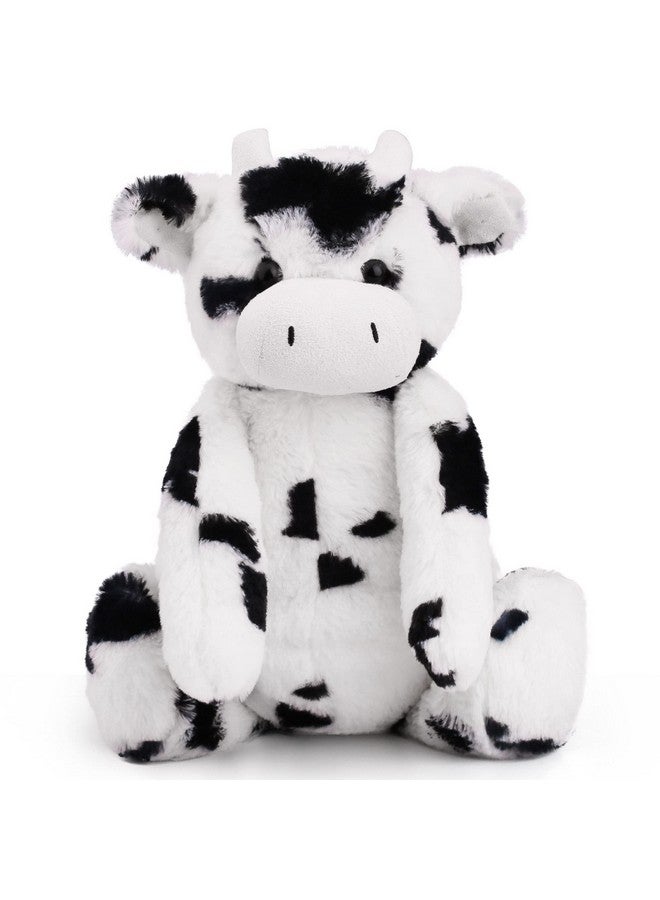 Cow Stuffed Animals 16 Inch Tubbie Wubbie Soft Plush Cow For Babies Farm Animal Toy Birthday For Boys Girls White And Black Kids Room Decoration