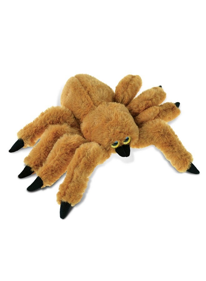 Dollibu Plush Spider Stuffed Animal Soft Huggable Brown Spider Adorable Playtime Plush Toy Cute Desert Animals Cuddle Gift For Kids & Adults 11 Inch