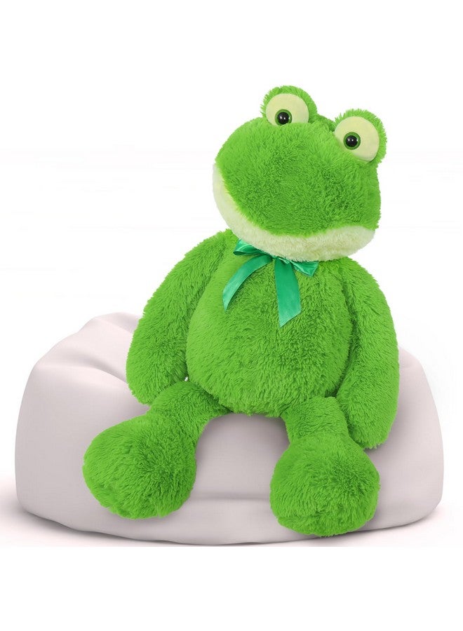 Stuffed Frog Plush For Kidslarge Frog Stuffed Animal For Girls 32In Giant Plush Green Frog With Long Legs Arms Giant Stuffed Frog Gift For Holidaymother'S Daybirthdaychildren'S Day