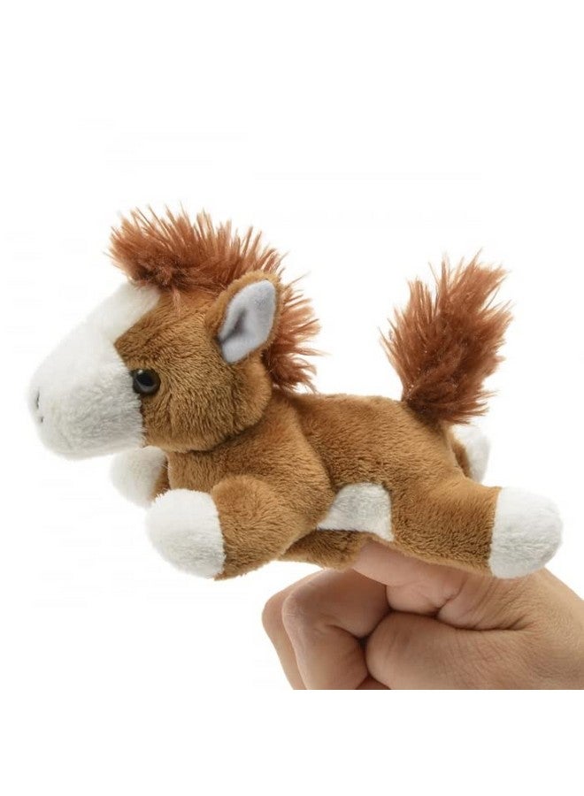 1155Hsp Spotted Horse Plush Finger Puppet 5Inch Length