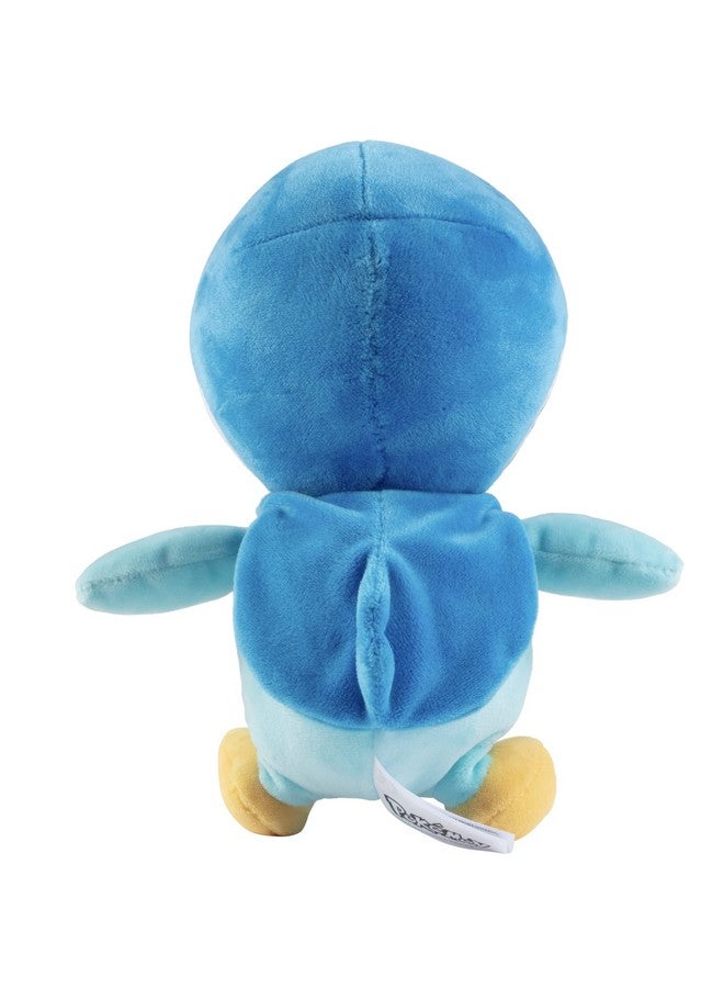 Pokémon 8 Piplup Plush Officially Licensed Quality & Soft Stuffed Animal Toy Diamond & Pearl Starter Great Gift For Kids Boys Girls & Fans Of Pokemon