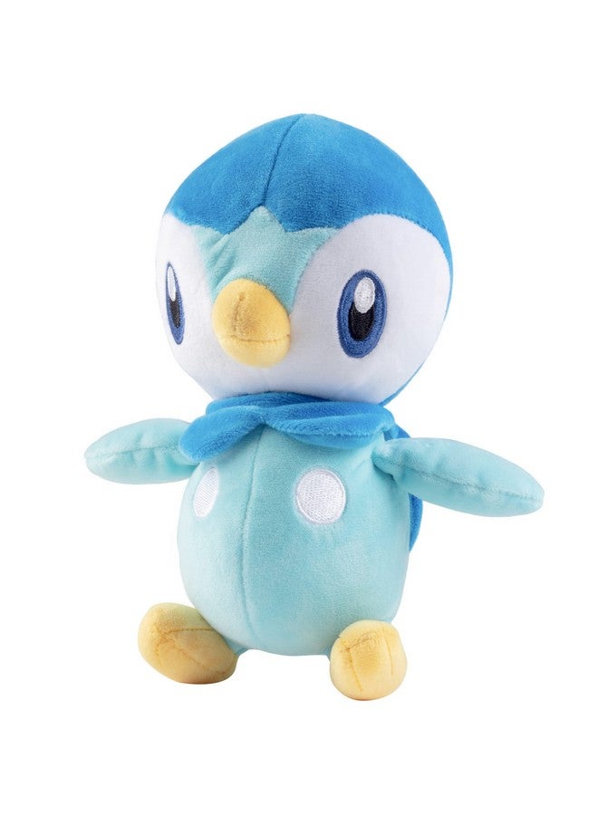 Pokémon 8 Piplup Plush Officially Licensed Quality & Soft Stuffed Animal Toy Diamond & Pearl Starter Great Gift For Kids Boys Girls & Fans Of Pokemon