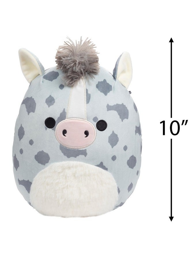 10 Grady The Horse Plush Official Kellytoy Collectible Soft & Squishy Grey Appaloosa Horse Stuffed Animal Toy Add To Your Squad Gift For Kids Girls & Boys 10 Inch