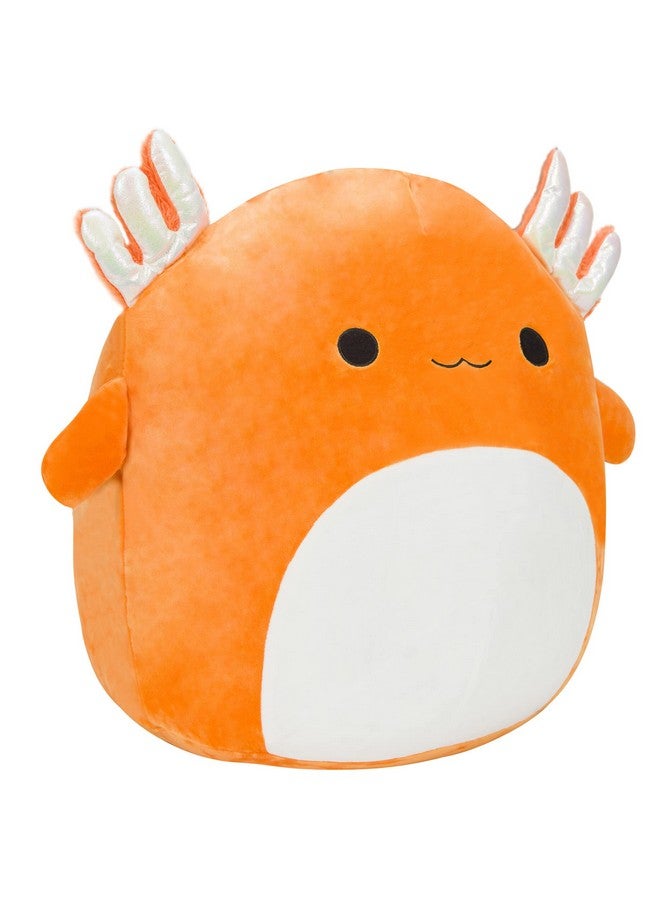 Original 12Inch Nico Orange Axolotl Mediumsized Ultrasoft Official Jazwares Plush