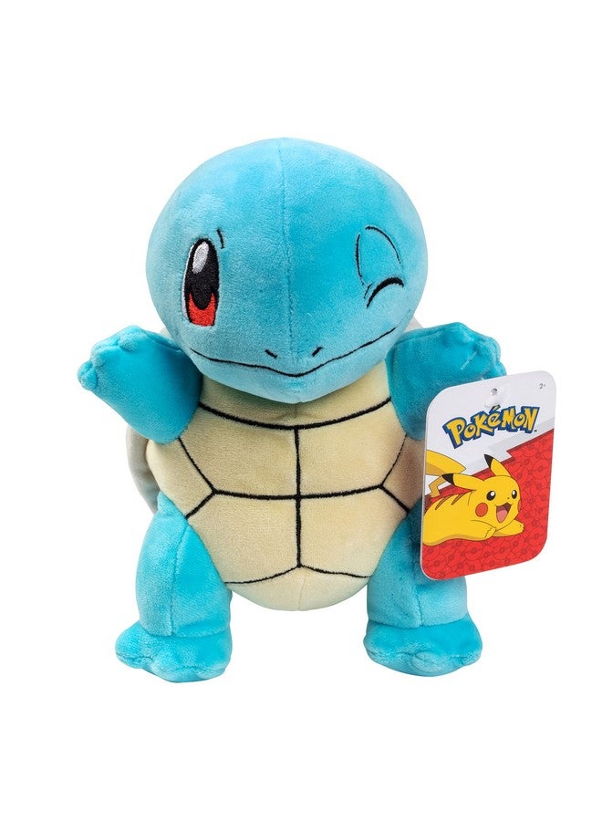 Pokémon 8 Squirtle Plush Officially Licensed Quality & Soft Stuffed Animal Toy Generation One Great Gift For Kids Boys Girls & Fans Of Pokemon